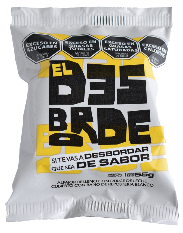 Alfajor chocolate blanco